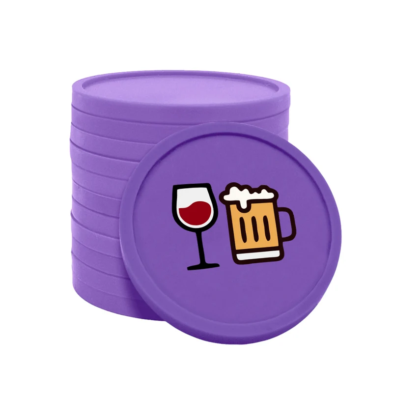 Jetons pour buvette bière et vin Ø29 mm - 100 pièces
