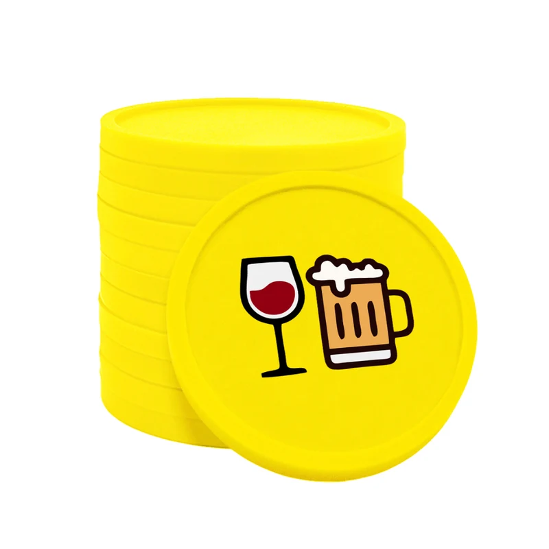 Jetons pour buvette bière et vin Ø29 mm - 100 pièces