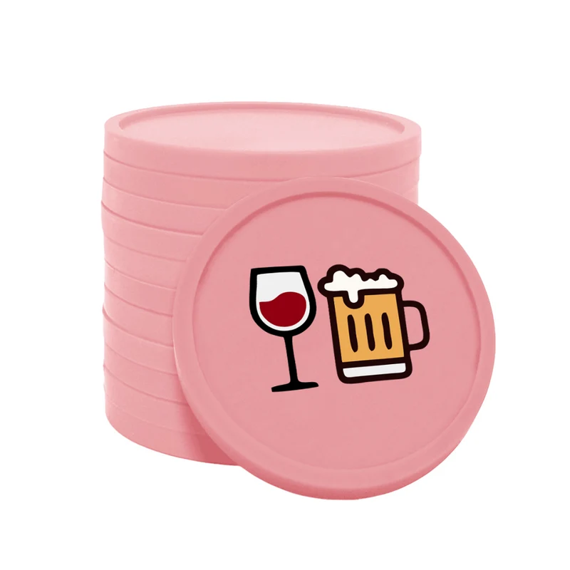 Jetons pour buvette bière et vin Ø29 mm - 100 pièces