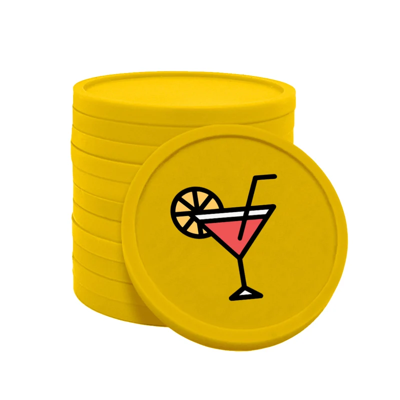 Jetons pour buvette cocktail Ø29 mm - 100 pièces