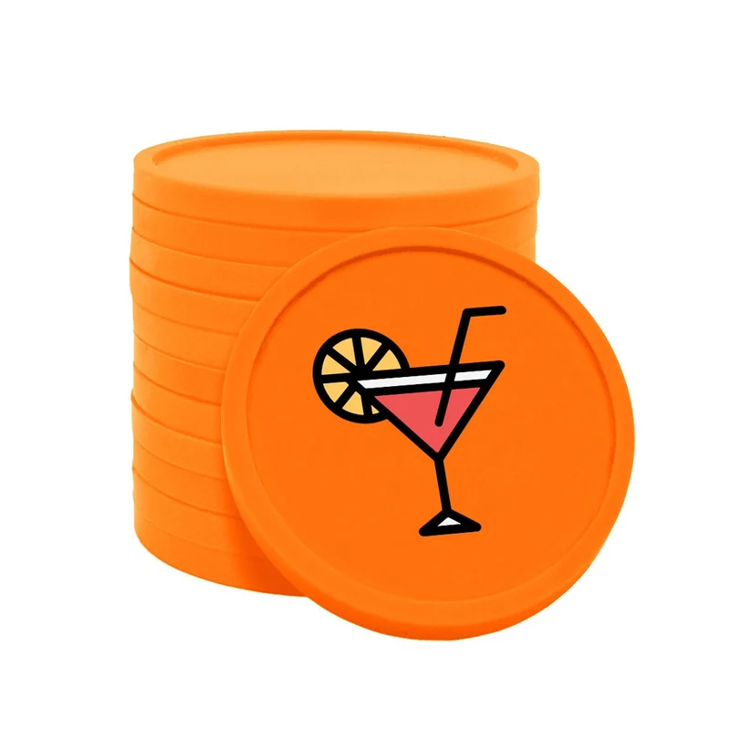 Jetons pour buvette cocktail Ø29 mm - 100 pièces