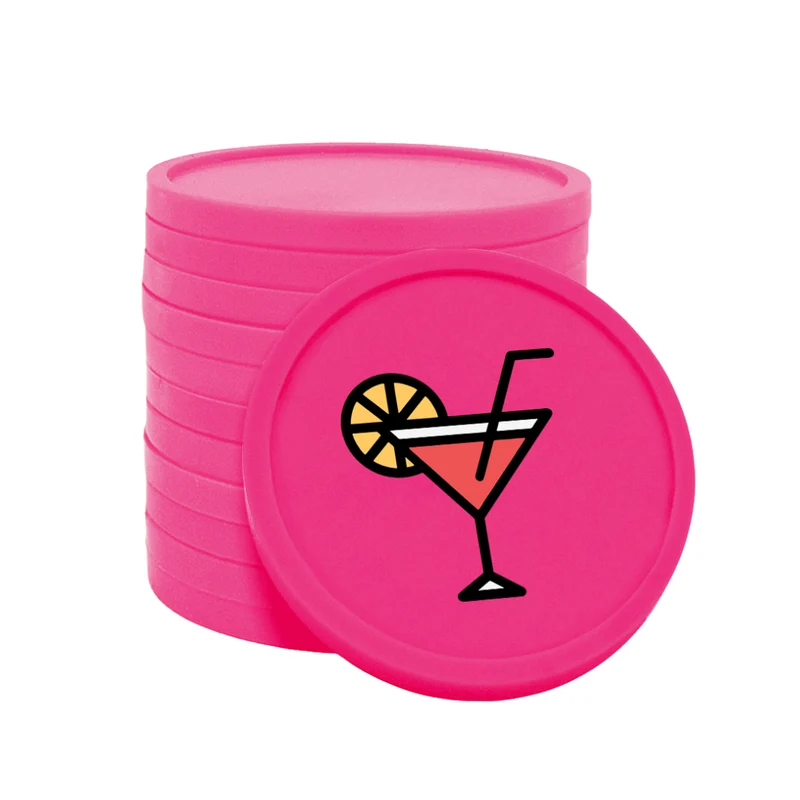 Jetons pour buvette cocktail Ø29 mm - 100 pièces