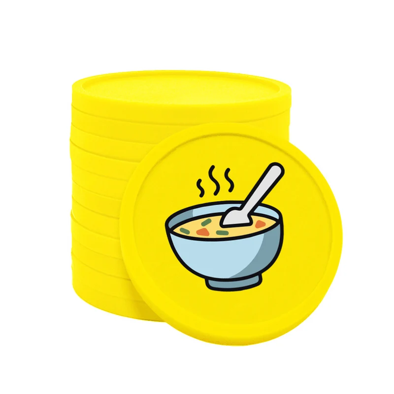 Jetons pour buvette soupe Ø29 mm - 100 pièces
