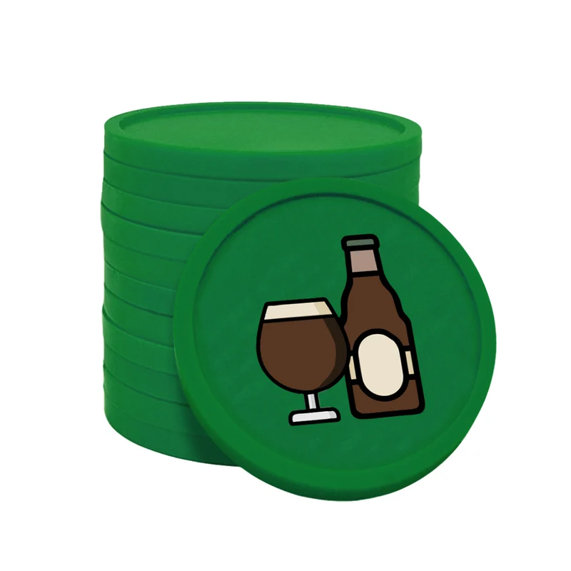 Jetons pour buvette bière spéciale Ø29 mm - 100 pièces