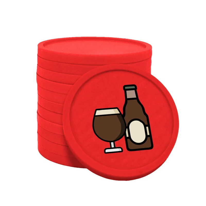 Jetons pour buvette bière spéciale Ø29 mm - 100 pièces