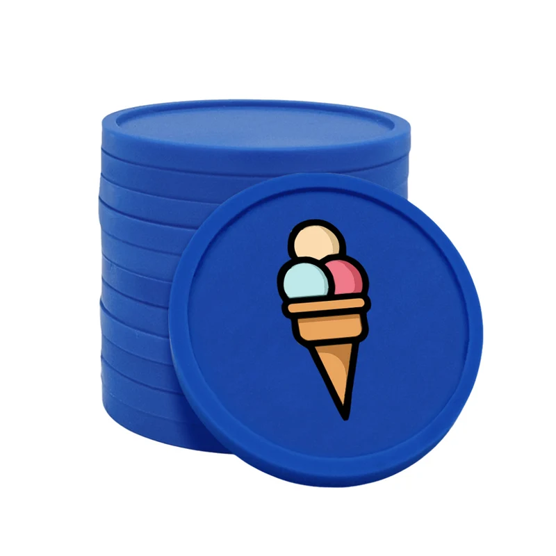 Jetons pour buvette glace Ø29 mm - 100 pièces