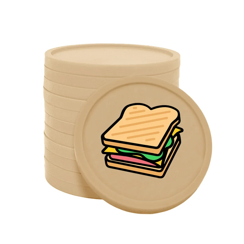 Jetons pour buvette sandwich Ø29 mm - 100 pièces