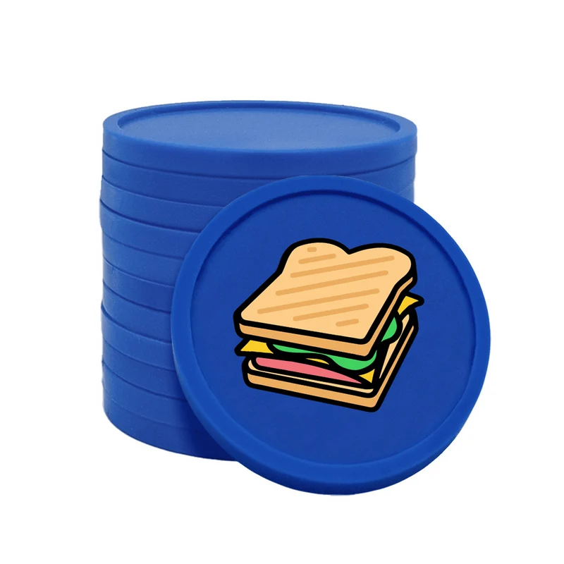 Jetons pour buvette sandwich Ø29 mm - 100 pièces