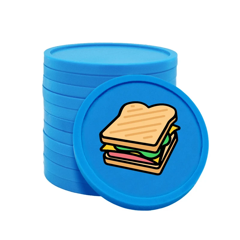 Jetons pour buvette sandwich Ø29 mm - 100 pièces