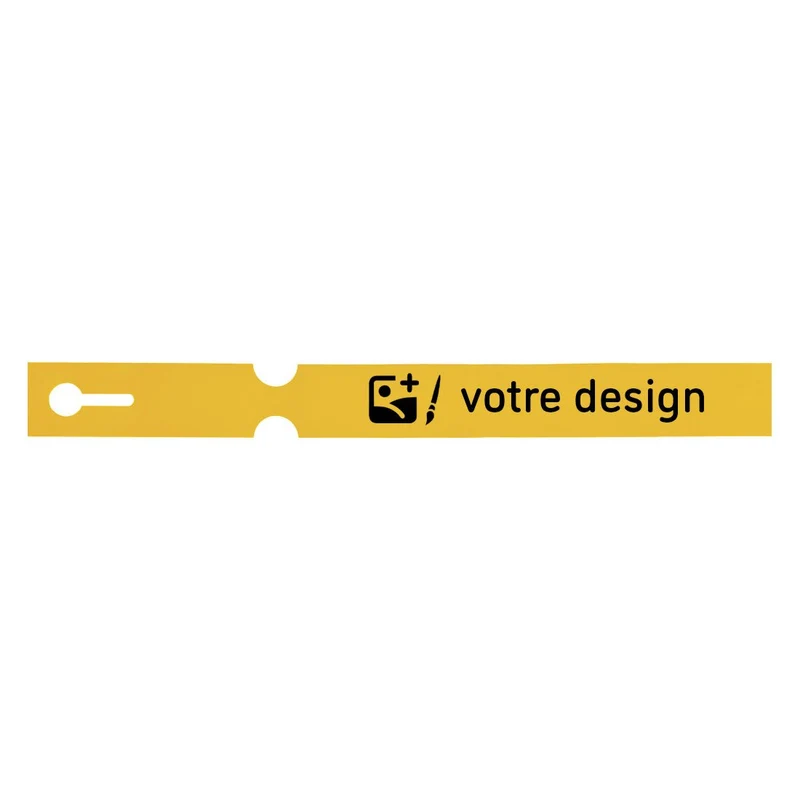Étiquettes à boucle personnalisées - 250 x 25 mm- 4 voies - 100 étiquettes