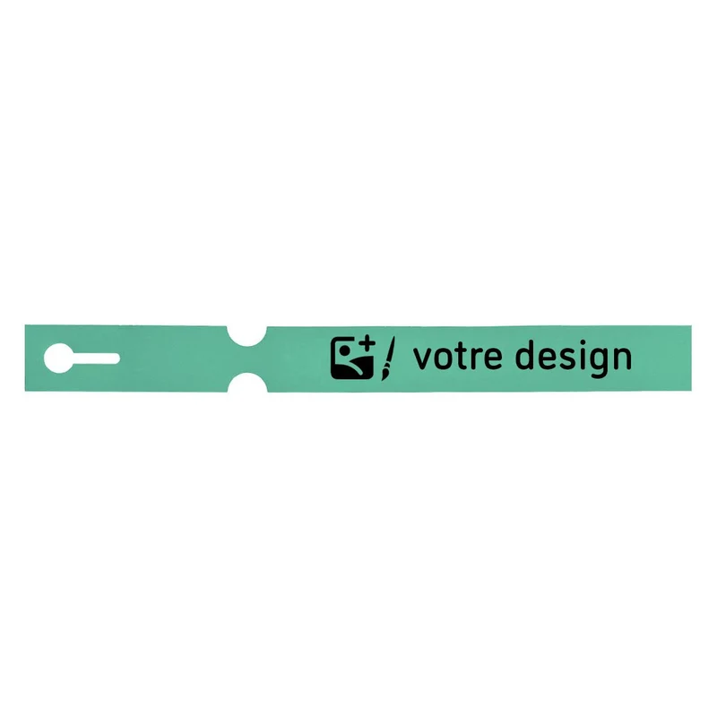 Étiquettes à boucle personnalisées - 250 x 25 mm- 4 voies - 100 étiquettes