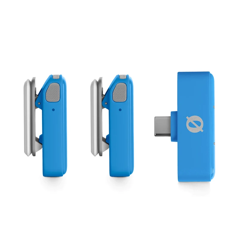Microphone ultra-compact Wireless Micro (USB-C, Bleu)