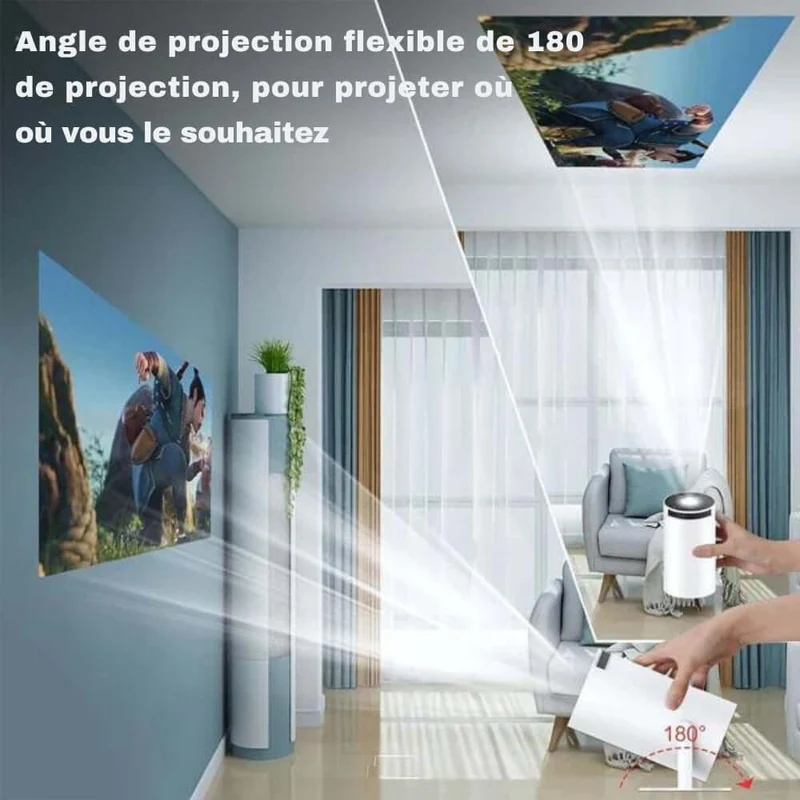 Mini Projecteur Portable Haute Définition 4K