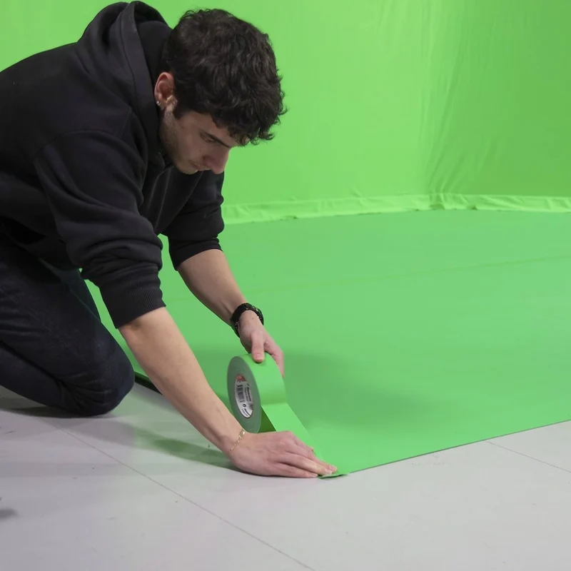 Ruban adhésif Gaffer Vert Chroma Key 50mm x 50m