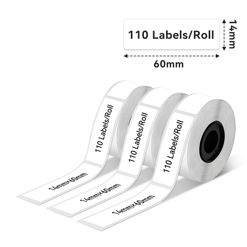 Phomemo Black on White Thermal Label for D30/D35/Q30/Q30S