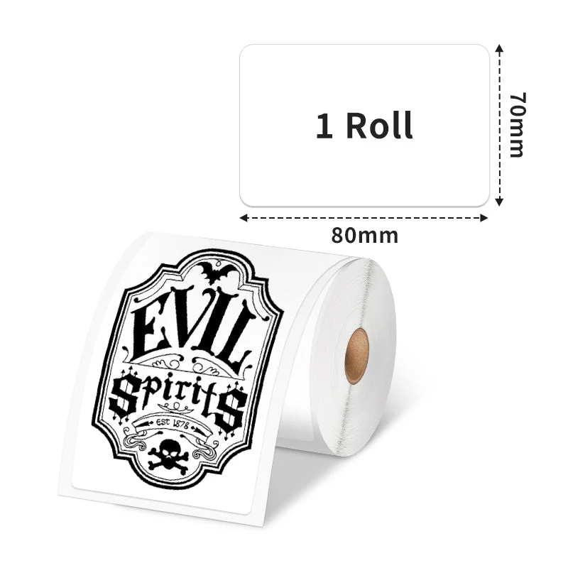 Phomemo 70×80mm White Thermal Label for M200/ M220 /M221