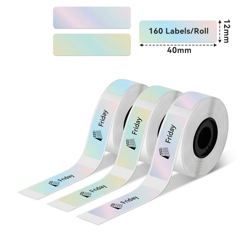 Phomemo 12x40mm Mermaid Color Thermal Label for D30/D35/Q30/Q30S