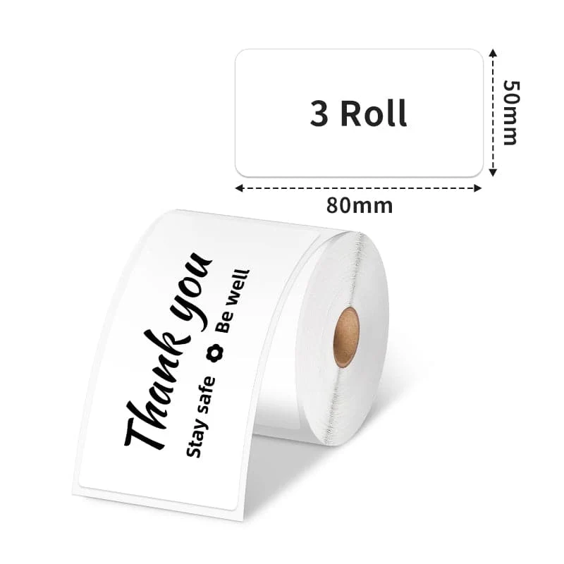 Phomemo 50 X 80mm Thermal Label For M110/M120/M200/M220/M221