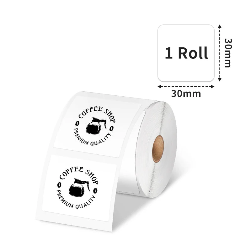 Phomemo 30×30mm White Thermal Label For M110/M120/M200/M220/M221/M150