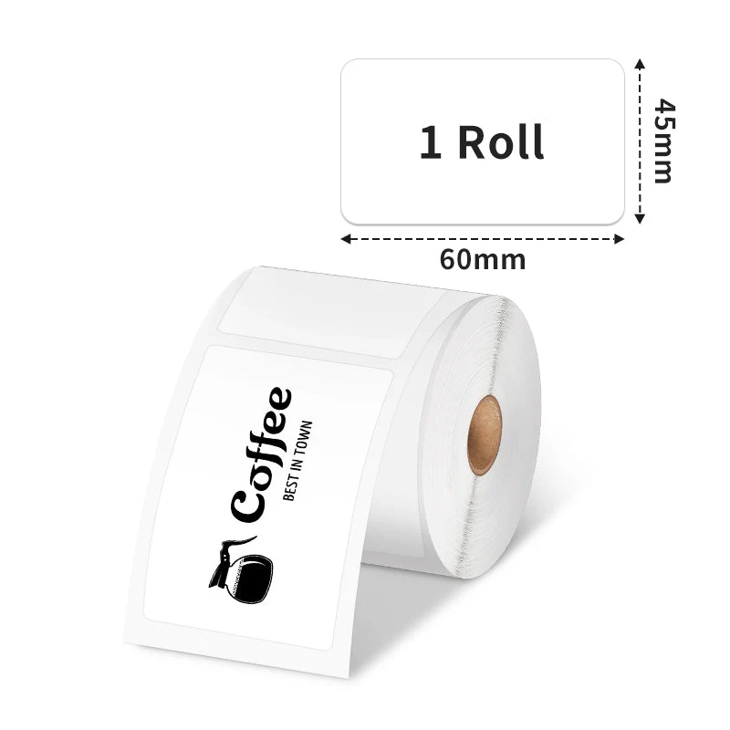 Phomemo 45×60mm White Thermal Label For M110/M120/M200/M220/M221/M150