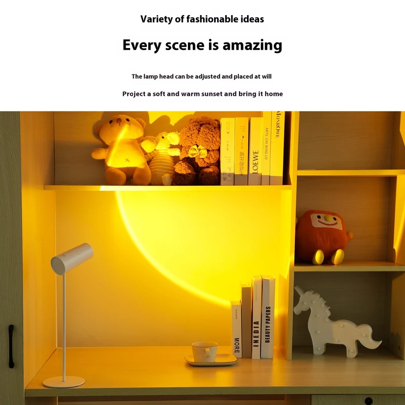 Lampe LED Coucher de Soleil – Ambiance Sunset & Protection des Yeux