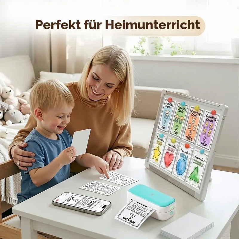 Phomemo M03C Mini-Drucker für Lernkarten