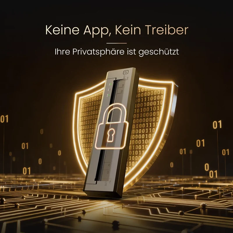Phomemo G100 Pro AirPrint Tragbarer Drucker A4 Kit Kabellos für Reisen mit Tasche