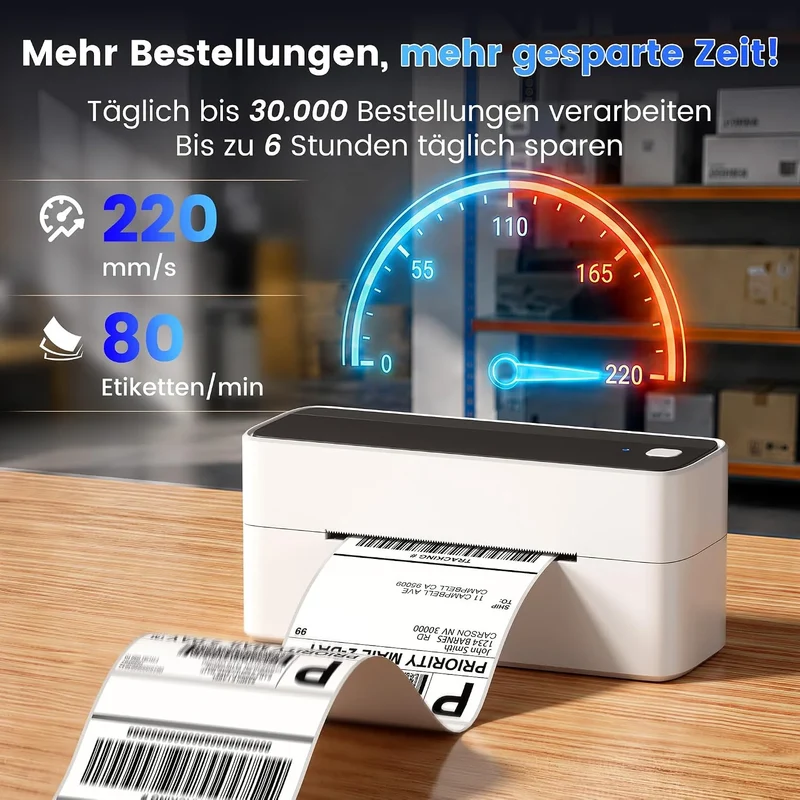 Phomemo 241H Hochgeschwindigkeits-Versandetikettendrucker