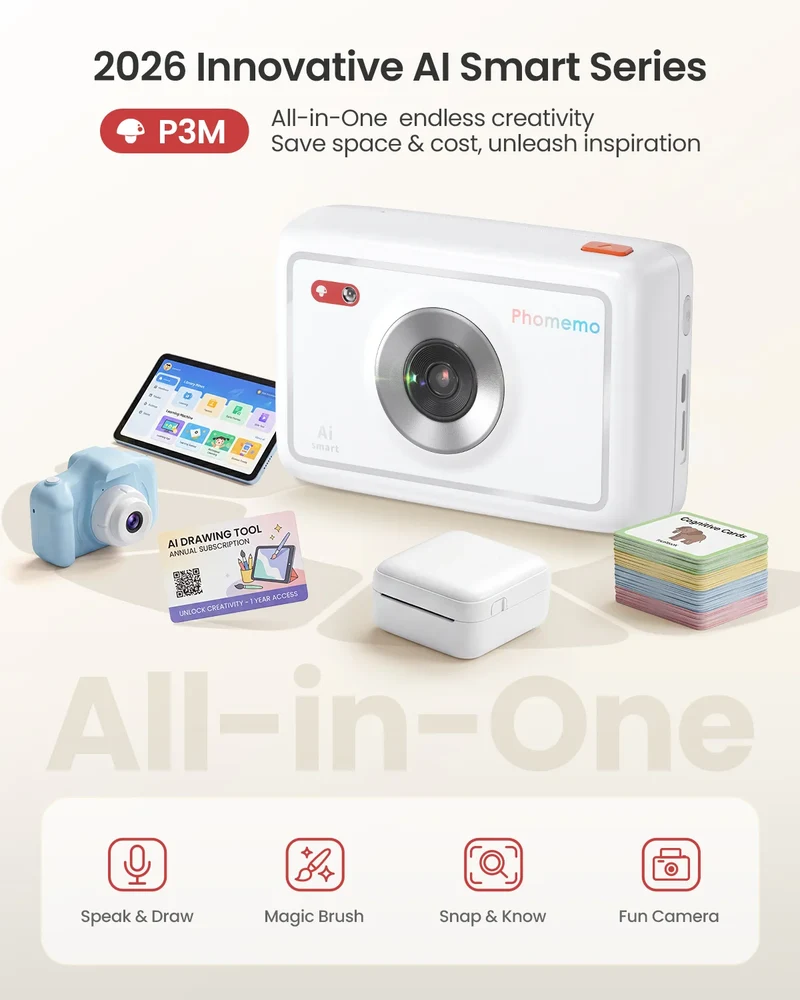 Phomemo P3M AI-Sticker-Minidrucker