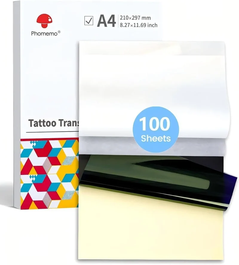 Phomemo Tattoo-Transferpapier für M08F/TP81/TP83 Tattoo-Drucker