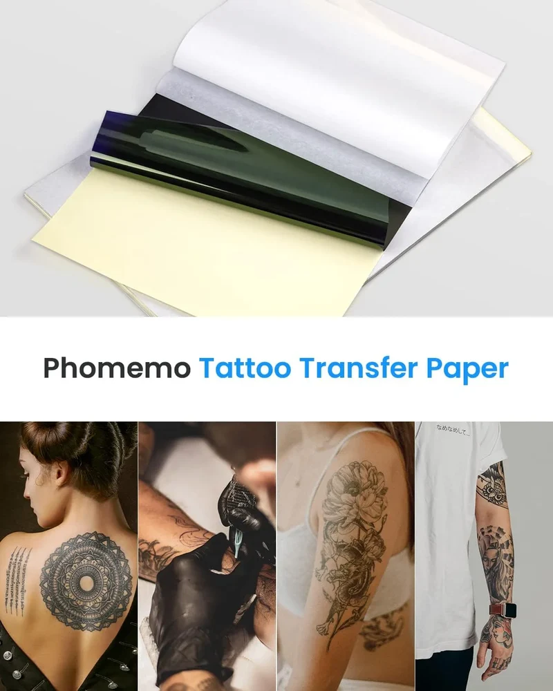 Phomemo Tattoo-Transferpapier für M08F/TP81/TP83 Tattoo-Drucker