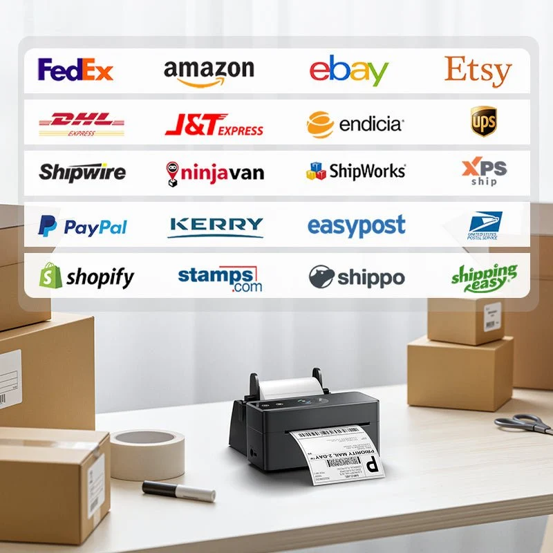 Phomemo PM64D Bluetooth Shipping Label Printer Upgraded Direct Touchscreen