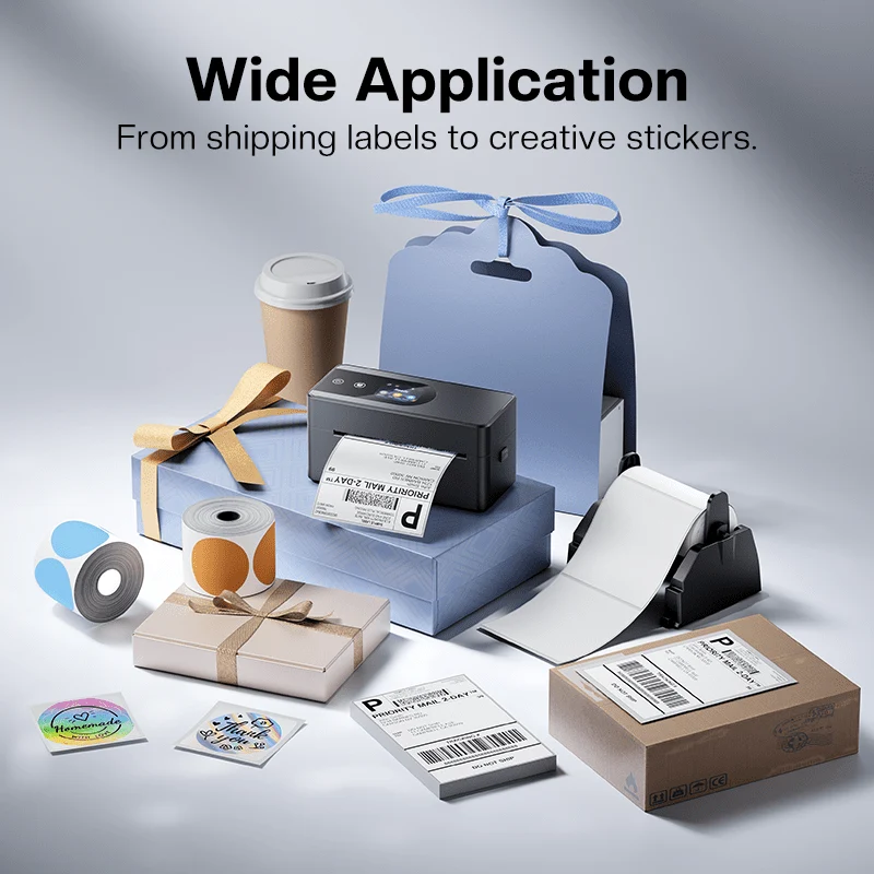 Phomemo PM64D Bluetooth Shipping Label Printer Upgraded Direct Touchscreen