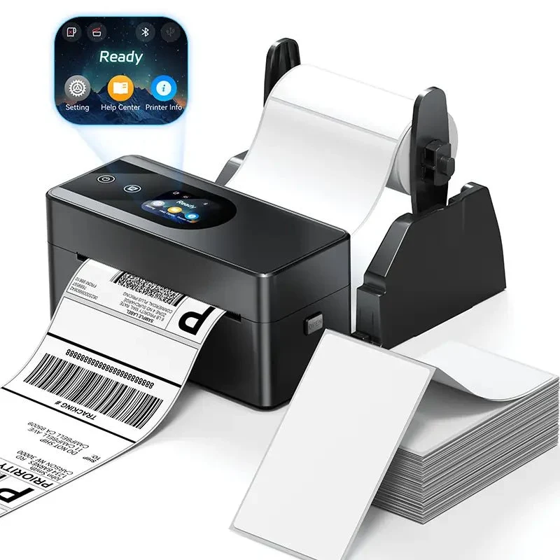 Phomemo PM64D Bluetooth Shipping Label Printer Upgraded Direct Touchscreen