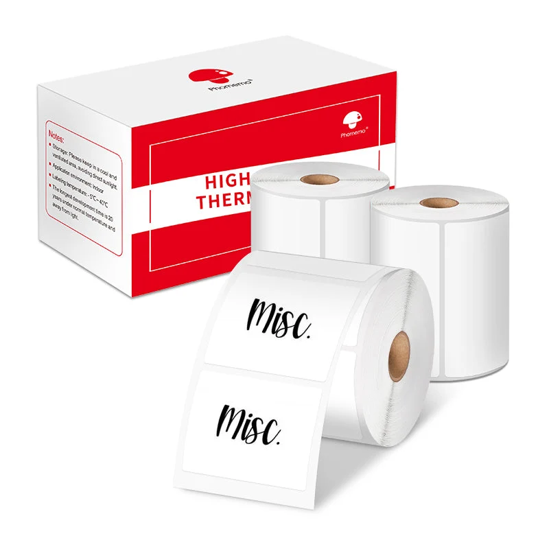 Phomemo Thermolabel Weiß, Verschiedene Größen für M110/M220/M200/M120/M221/M150