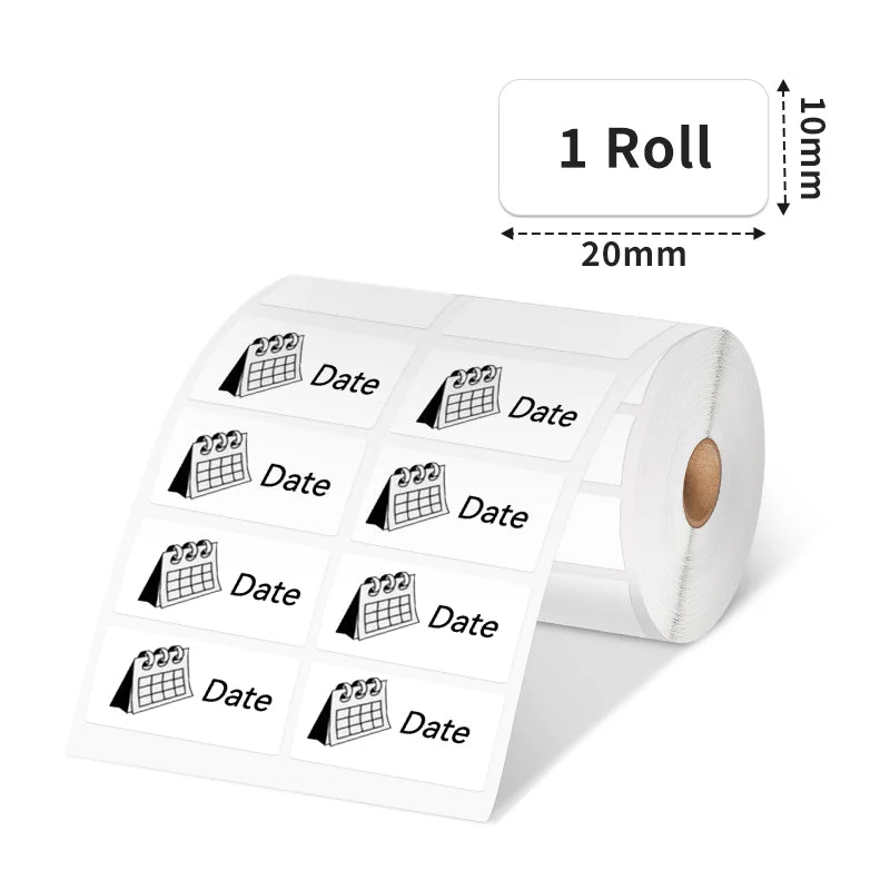 Phomemo 20×10mm White Thermal Label For M110/M120/M200/M220/M221