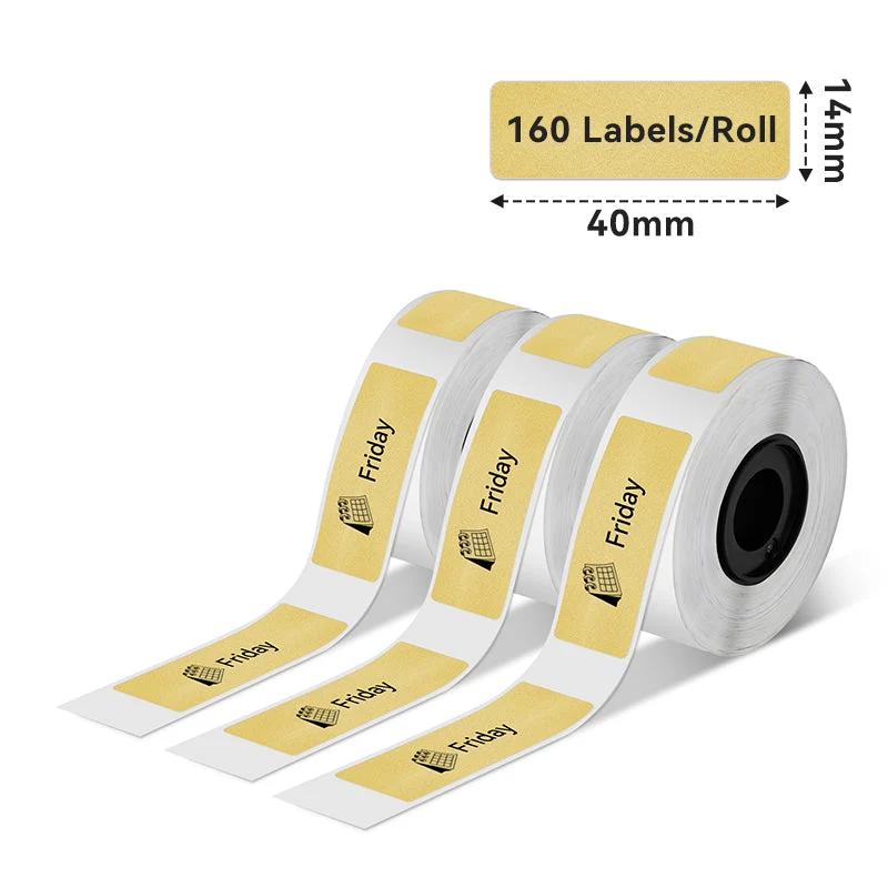 Phomemo 14 x 40mm Thermolabel für D30/D35/Q30/Q30S – 3 Rollen