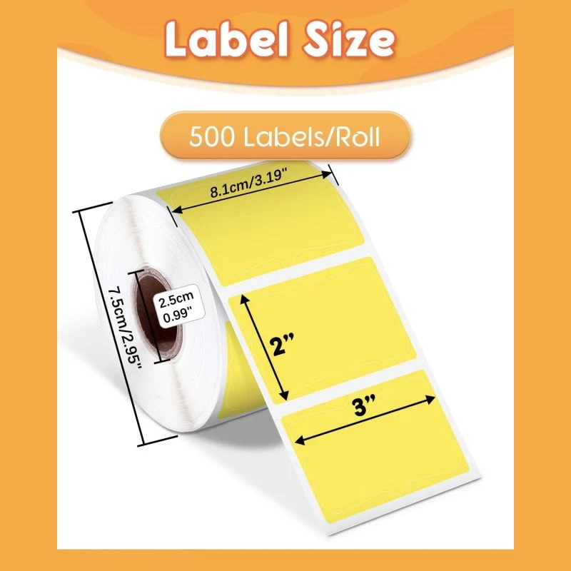 Phomemo 3"x2"Shipping Label Stickers for Shipping Label Printer