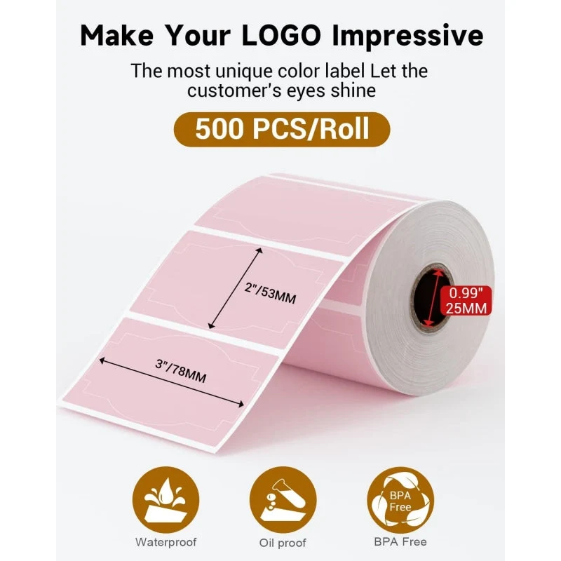 Phomemo 3"x2"Shipping Label Stickers for Shipping Label Printer