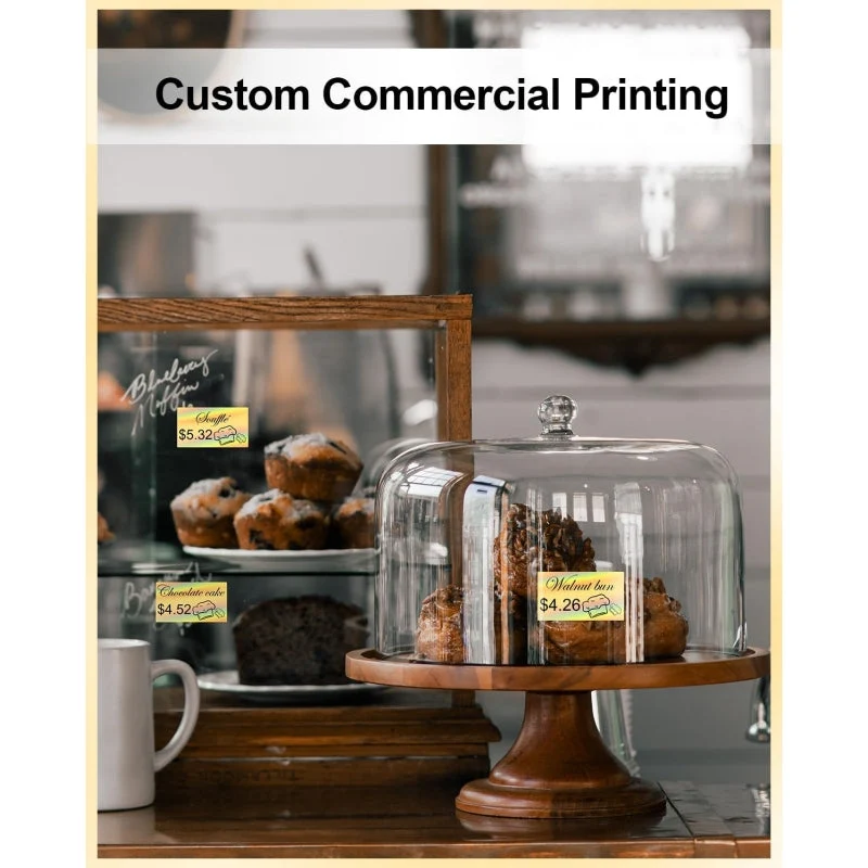 Phomemo 2" Golden Thermal Holographic Sticker for Shipping Label Printer