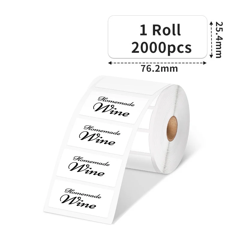 Phomemo 3"x1" Thermal Direct Labels for Shipping Label Printer