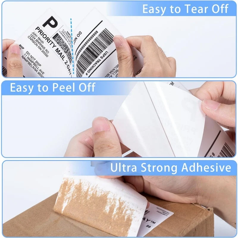Phomemo Thermal Direct 4"x6" Shipping Label (Roll of 500 Labels)