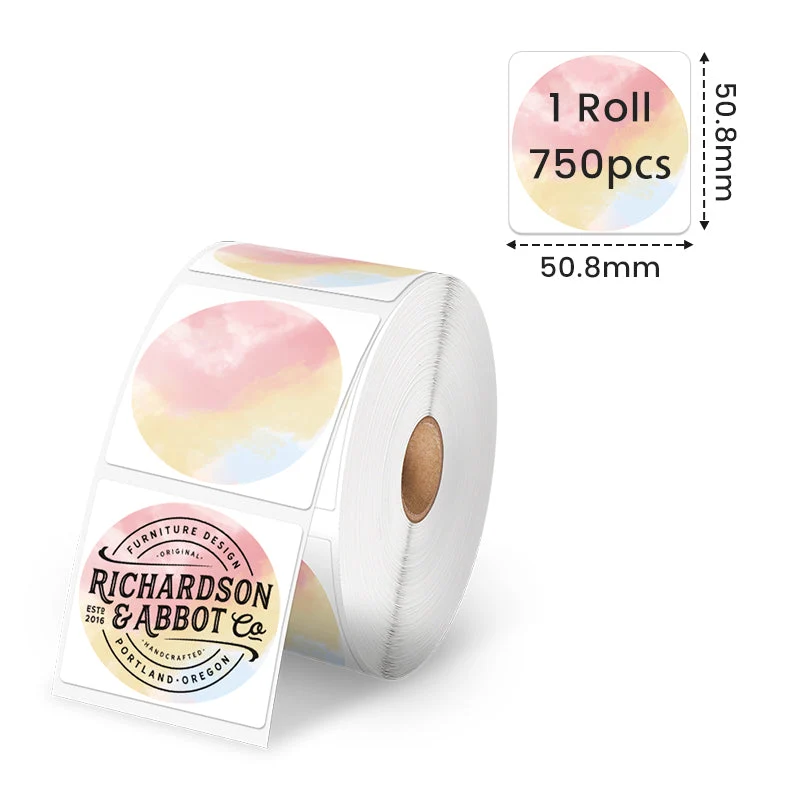 Phomemo 2"x2" Thermoversandetiketten in verschiedenen Ausführungen für Versanddrucker