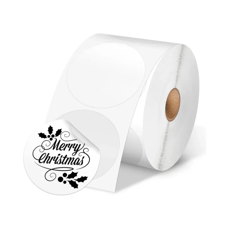 Phomemo 2" Round Thermal Label For Shipping Label Printer (750 Labels/Roll)