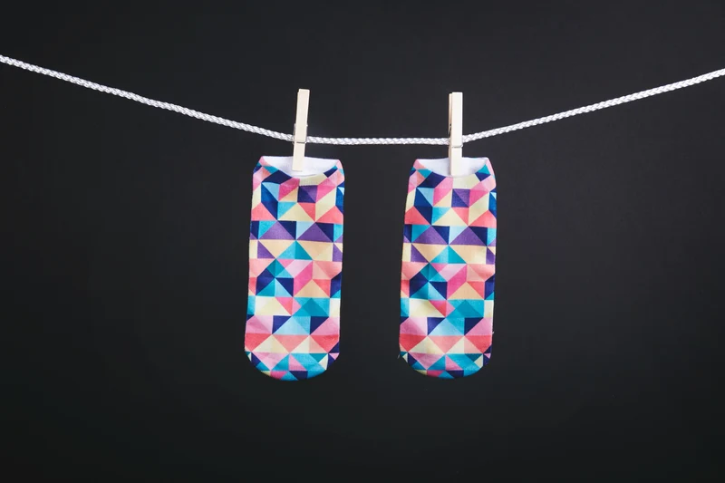 Color Geometric Socks