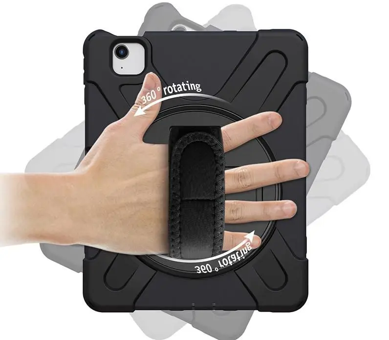 eSTUFF Chicago Rugged Full Body Case for iPad Air 11″ (2024/2025) with Built-in Screen Protector