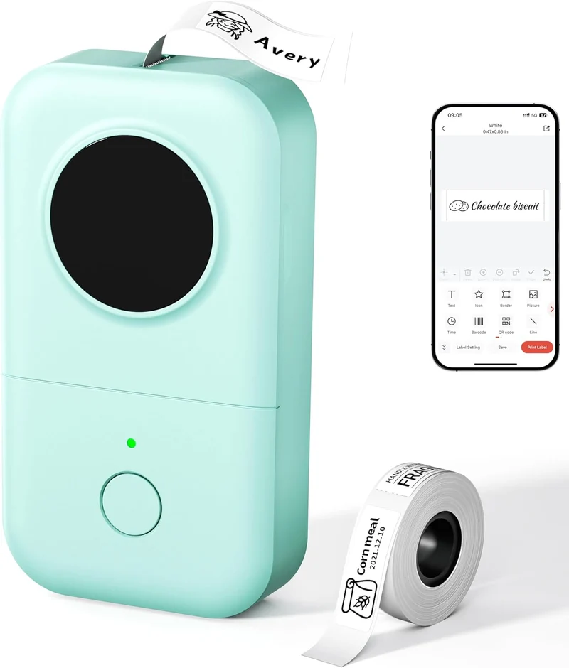Phomemo D30 Tragbares Bluetooth-Etikettiergerät für den Heimgebrauch