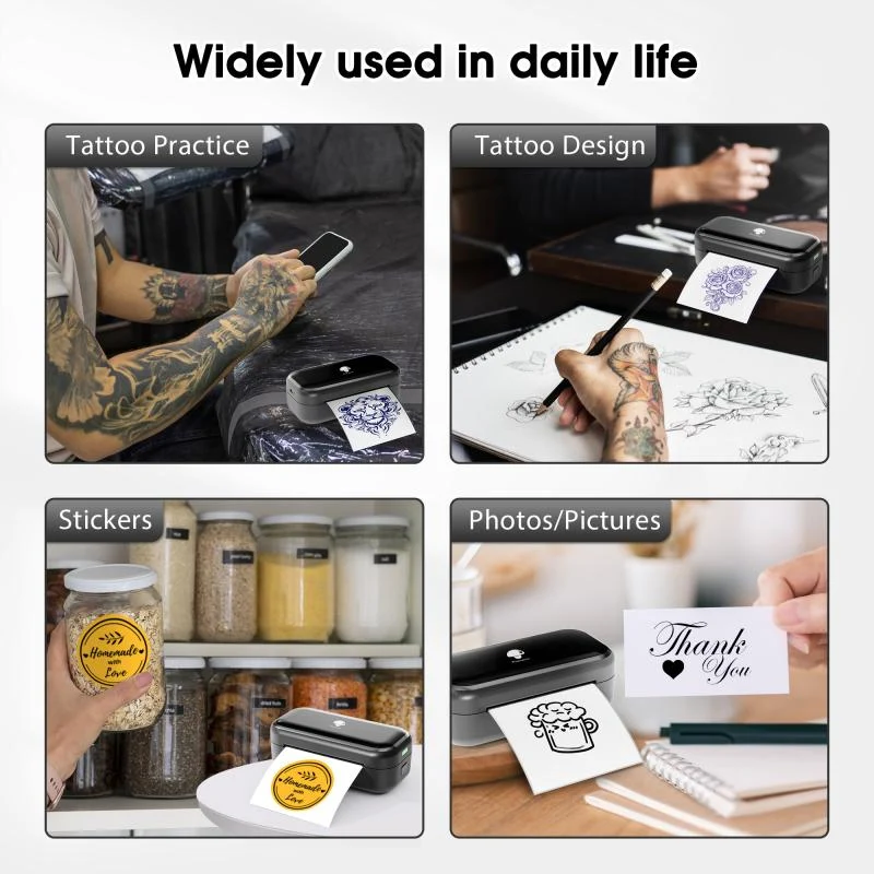 Phomemo TP31 Bluetooth-Mini-Drucker für Tattoo-Schablonen