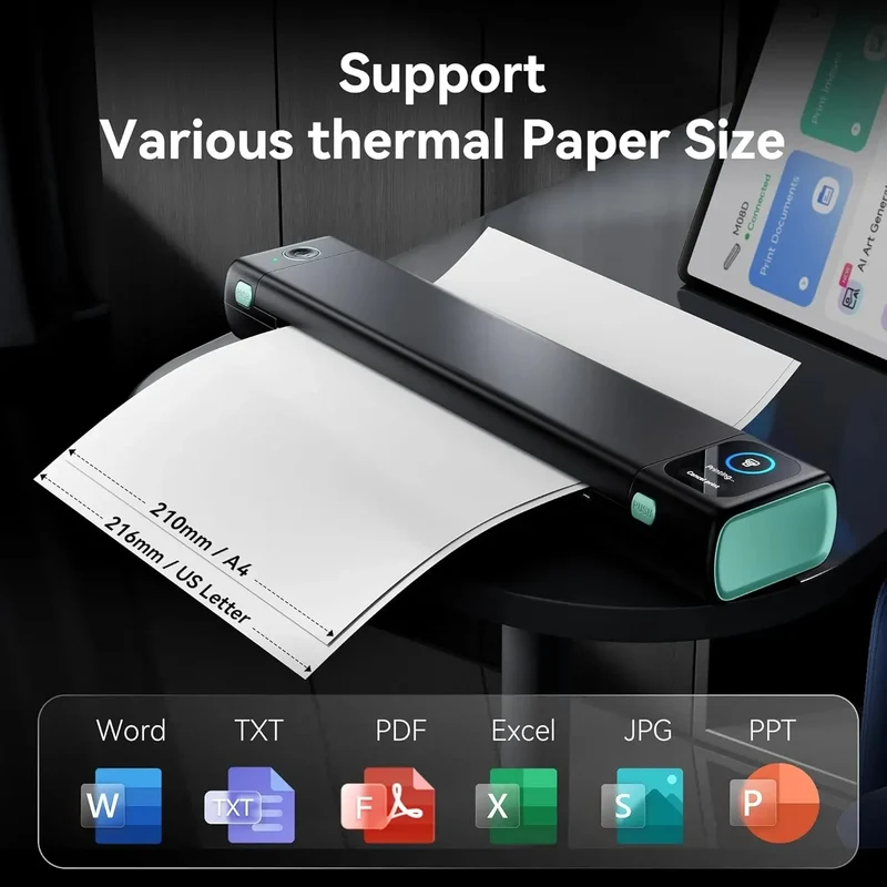 Phomemo M08D – Verbesserter tragbarer Thermodirektdrucker