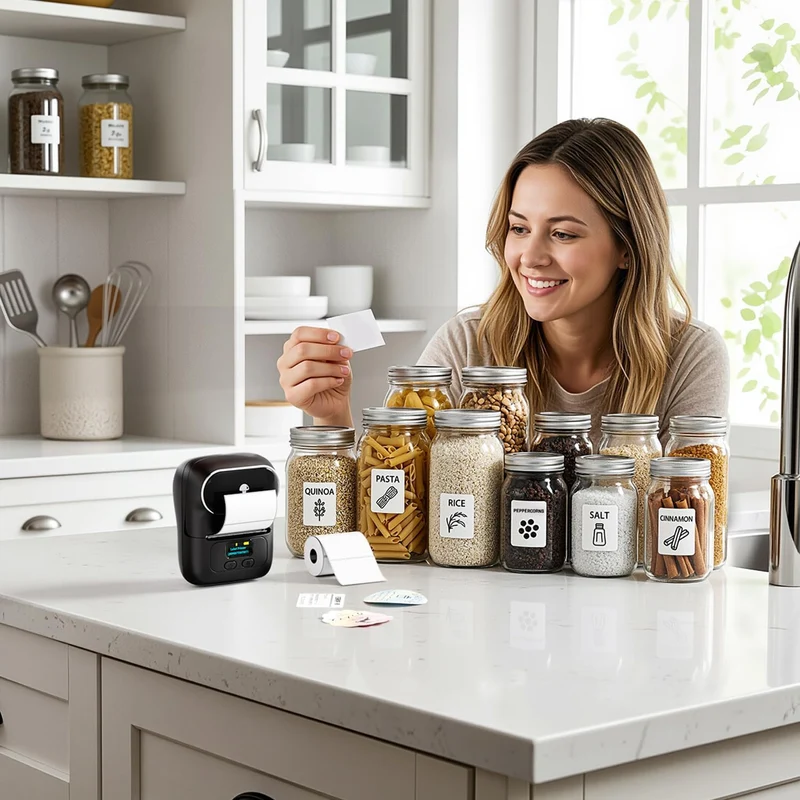 Phomemo M110 – Tragbarer Bluetooth-Thermodrucker für Geschäftsetiketten